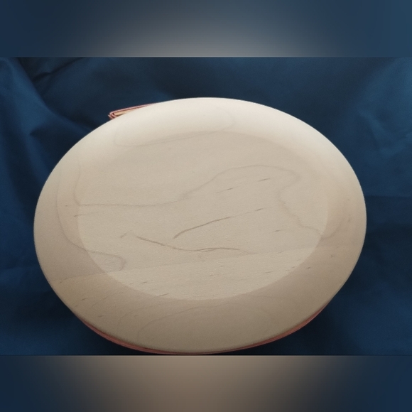 Longaberger 2003 American Cancer Society Cream and Pink Woven Basket with Lid - Picture 5 of 5